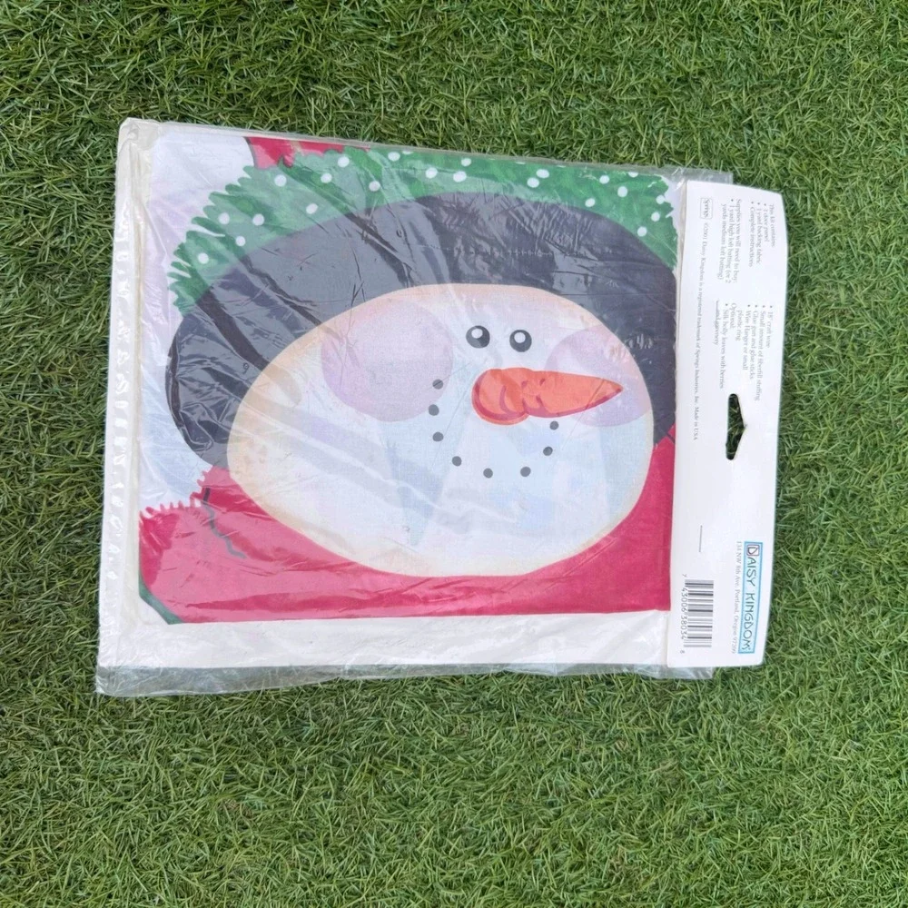Daisy Kingdom Quick Kits Door Hanging Snowman Craft‎ Kit New Sealed